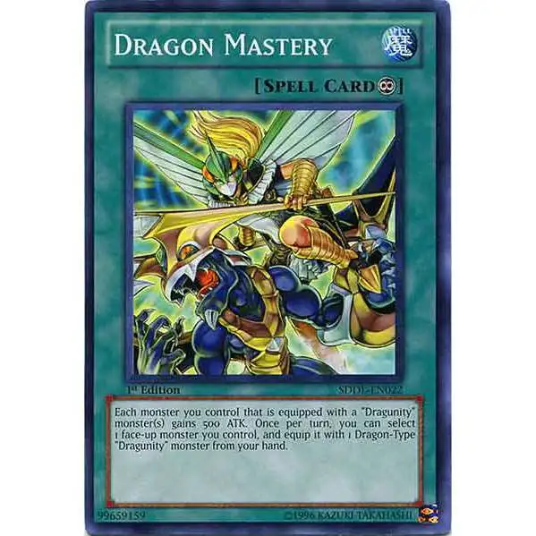 YuGiOh Dragunity Legion Structure Deck Common Dragon Mastery SDDL-EN022