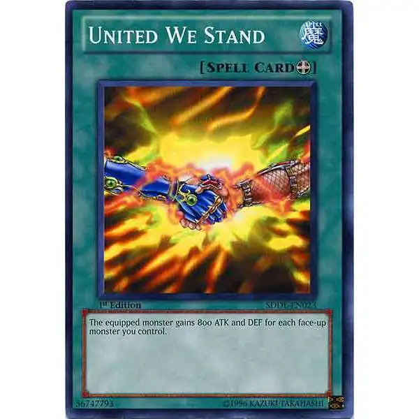 YuGiOh Dragunity Legion Structure Deck Common United We Stand SDDL-EN023