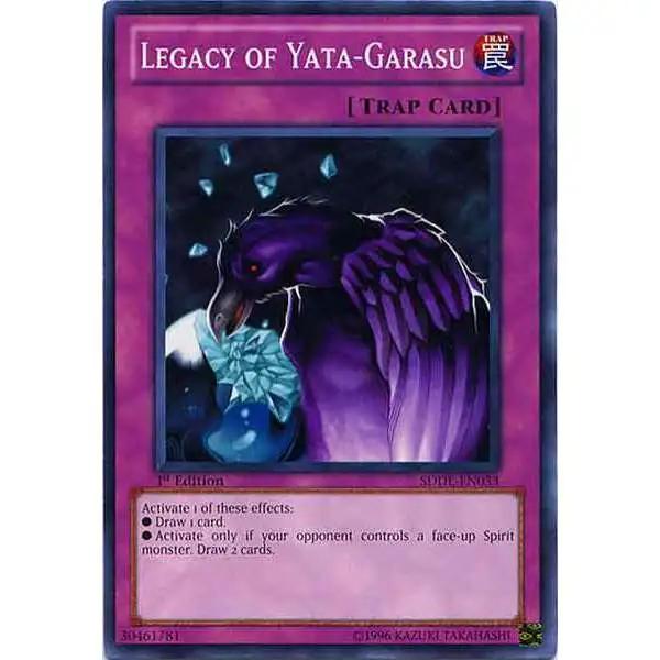 YuGiOh Dragunity Legion Structure Deck Common Legacy of Yata-Garasu SDDL-EN033