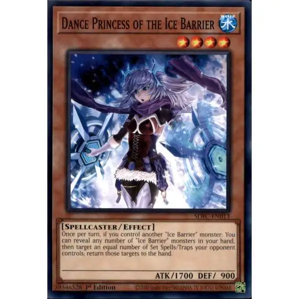 YuGiOh Freezing Chains Common Dance Princess of the Ice Barrier SDFC-EN013
