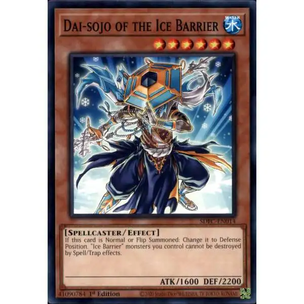 YuGiOh Freezing Chains Common Dai-sojo of the Ice Barrier SDFC-EN014