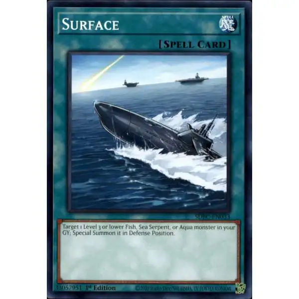 YuGiOh Freezing Chains Common Surface SDFC-EN033