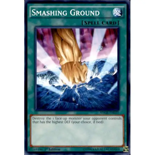 YuGiOh Geargia Rampage Structure Deck Common Smashing Ground SDGR-EN025