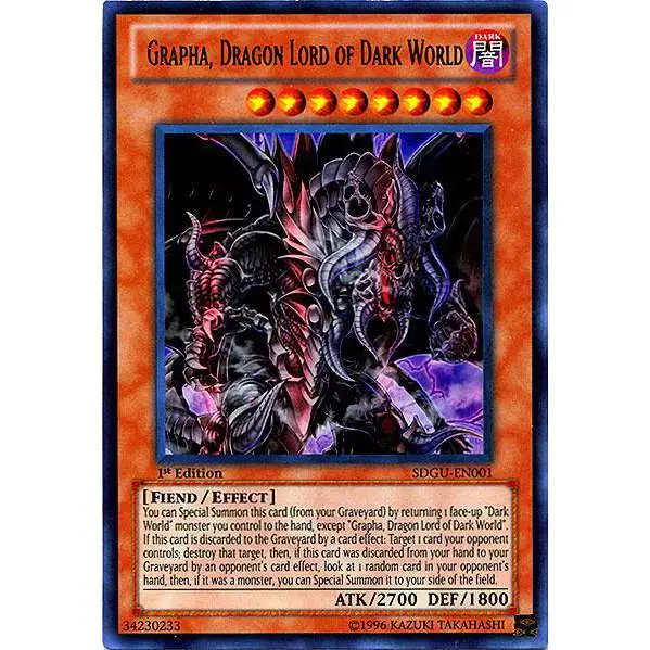 yugioh gates of the underworld structure deck card list Single Dark World Dealings SDGU-EN026 Common : Toys & Games The great dragon lord Grapha has a brand SDGU Gates of the Underworld