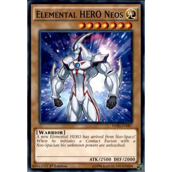 YuGiOh HERO Strike Structure Deck Common Elemental HERO Neos SDHS-EN007