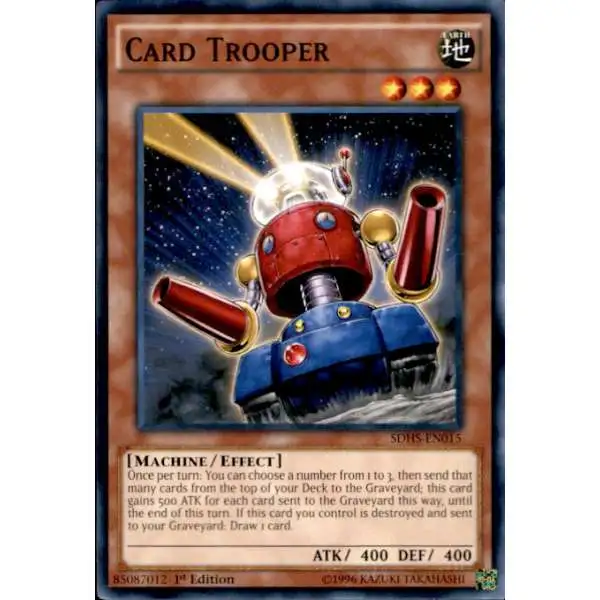 YuGiOh HERO Strike Structure Deck Common Card Trooper SDHS-EN015