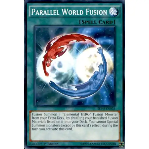 YuGiOh HERO Strike Structure Deck Common Parallel World Fusion SDHS-EN025