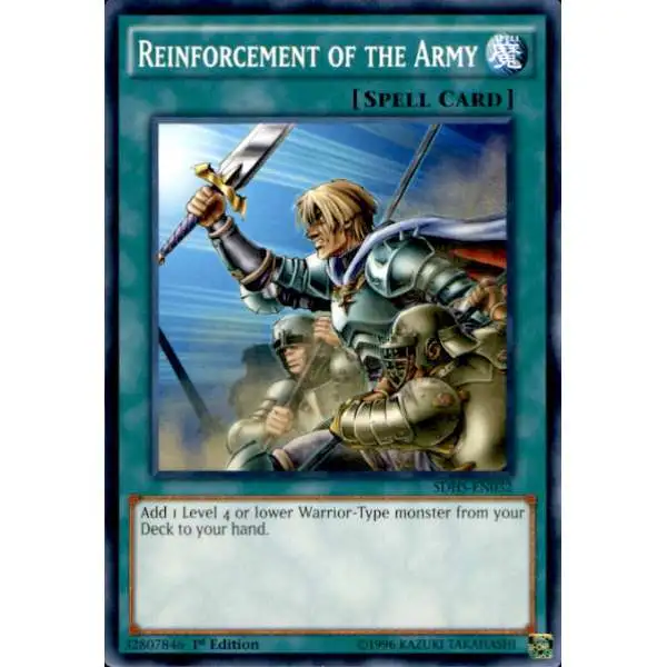 YuGiOh HERO Strike Structure Deck Common Reinforcement of the Army SDHS-EN032