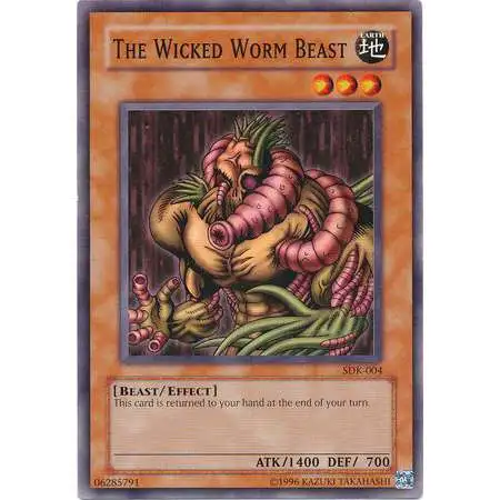 YuGiOh Starter Deck: Kaiba Common The Wicked Worm Beast SDK-004