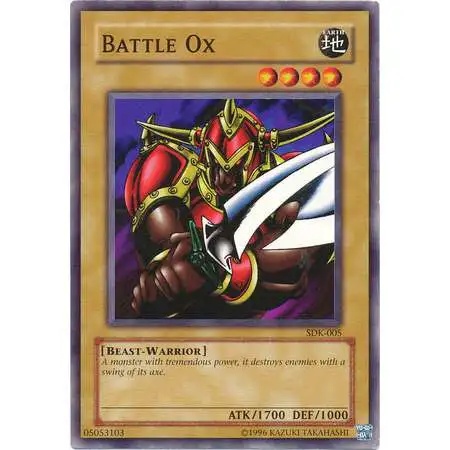 YuGiOh Starter Deck: Kaiba Common Battle Ox SDK-005