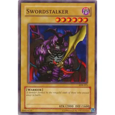 YuGiOh Starter Deck: Kaiba Common Swordstalker SDK-025