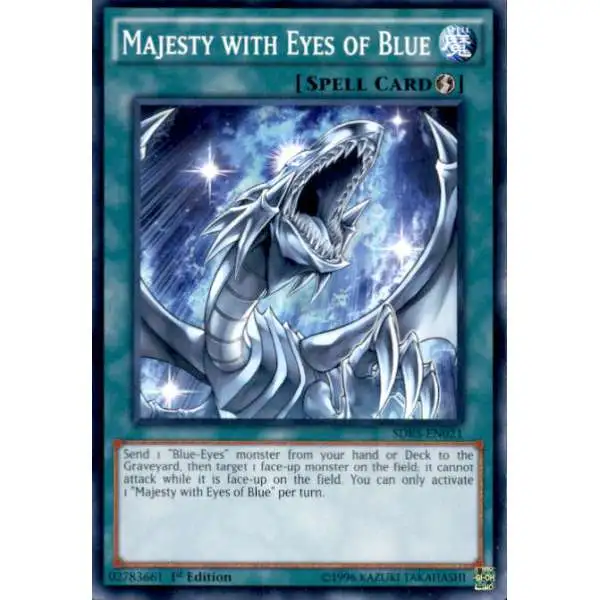 YuGiOh Seto Kaiba Structure Deck Common Majesty with Eyes of Blue SDKS-EN021