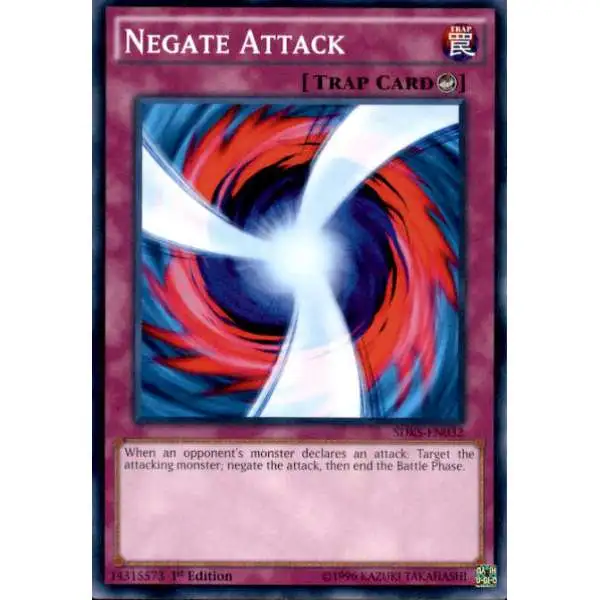 YuGiOh Seto Kaiba Structure Deck Common Negate Attack SDKS-EN032