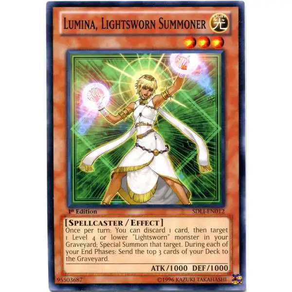 YuGiOh Realm of Light Common Lumina, Lightsworn Summoner SDLI-EN012