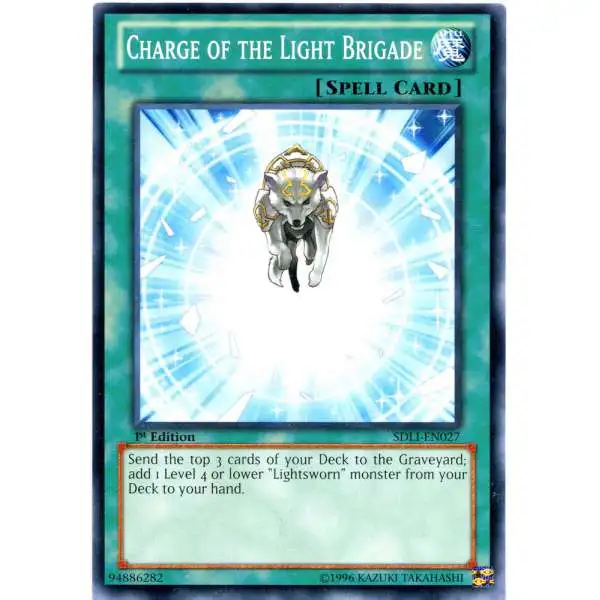YuGiOh Realm of Light Common Charge of the Light Brigade SDLI-EN027
