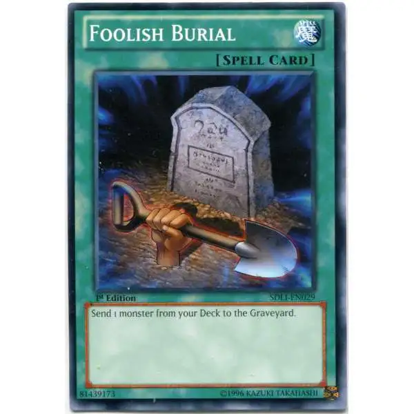 YuGiOh Realm of Light Common Foolish Burial SDLI-EN029