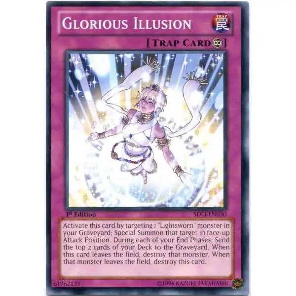 YuGiOh Realm of Light Common Glorious Illusion SDLI-EN030
