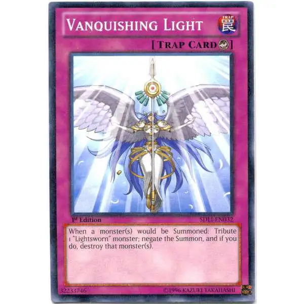 YuGiOh Realm of Light Common Vanquishing Light SDLI-EN032
