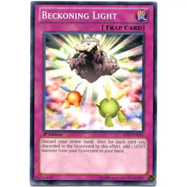 YuGiOh Realm of Light Common Beckoning Light SDLI-EN033