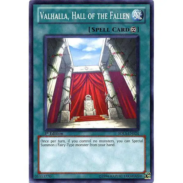 YuGiOh YuGiOh 5D's Structure Deck: Lost Sanctuary Common Valhalla, Hall of the Fallen SDLS-EN024