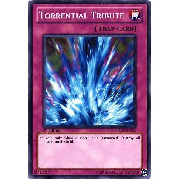 YuGiOh YuGiOh 5D's Structure Deck: Lost Sanctuary Common Torrential Tribute SDLS-EN035