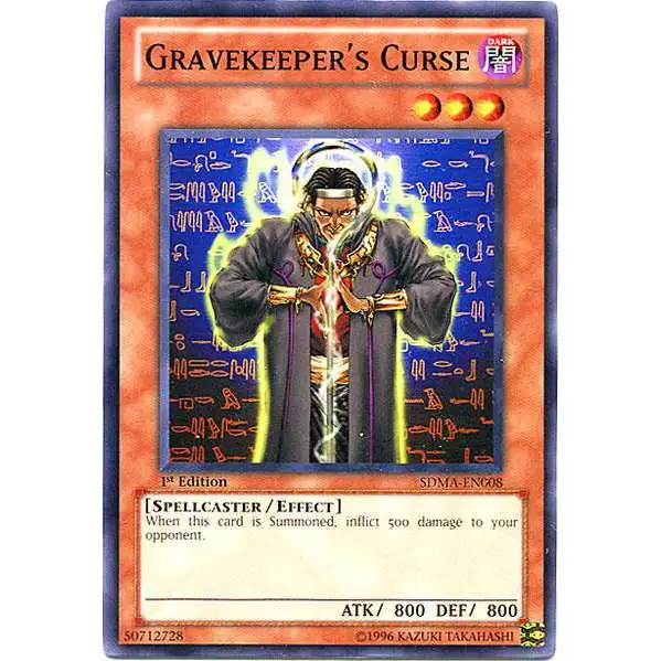 YuGiOh Structure Deck: Marik Common Gravekeeper's Curse SDMA-EN008