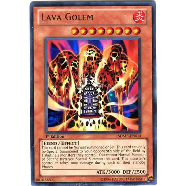 YuGiOh Structure Deck: Marik Ultra Rare Lava Golem SDMA-EN014