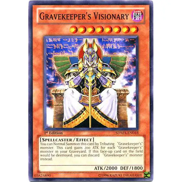 YuGiOh Structure Deck: Marik Common Gravekeeper's Visionary SDMA-EN018