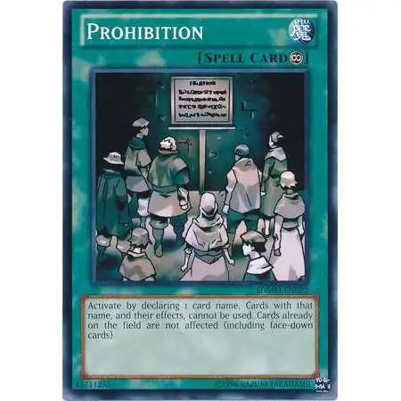 YuGiOh YuGiOh 5D's Machina Mayhem Structure Deck Common Prohibition SDMM-EN022