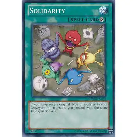 YuGiOh YuGiOh 5D's Machina Mayhem Structure Deck Common Solidarity SDMM-EN030