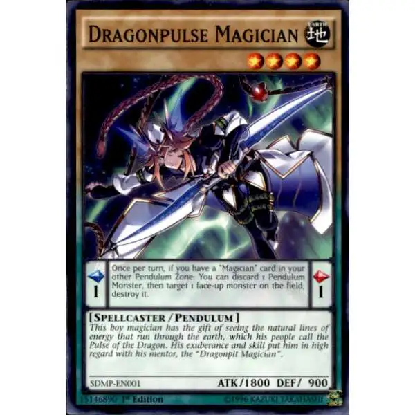 YuGiOh Master of Pendulum Structure Deck Common Dragonpulse Magician SDMP-EN001