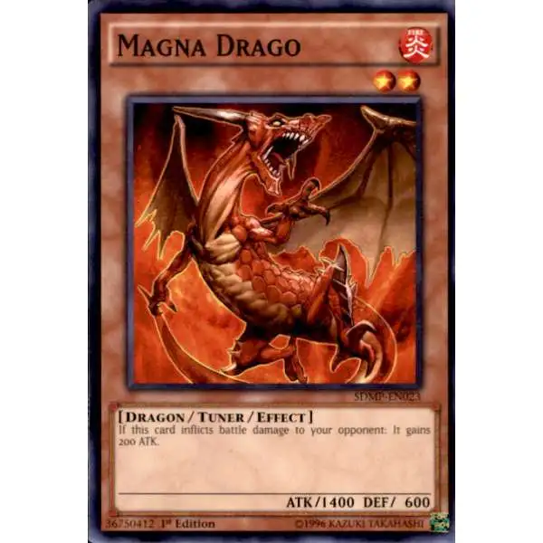 YuGiOh Master of Pendulum Structure Deck Common Magna Drago SDMP-EN023