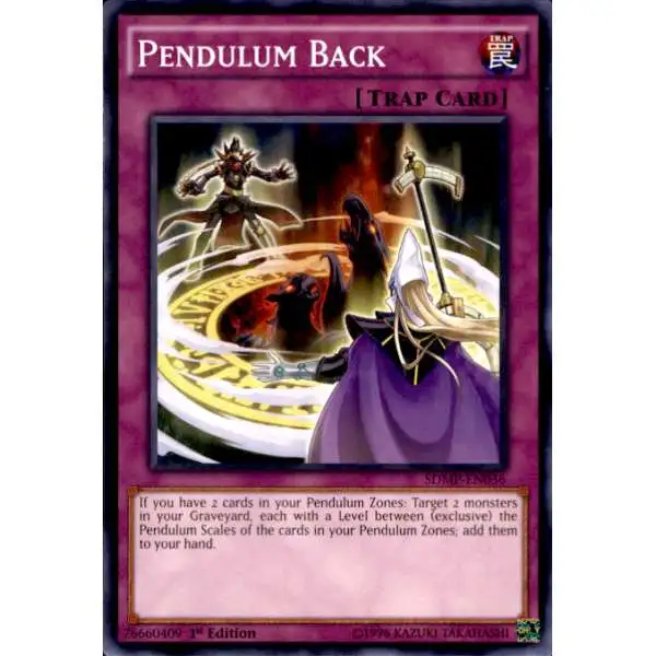 YuGiOh Master of Pendulum Structure Deck Common Pendulum Back SDMP-EN036