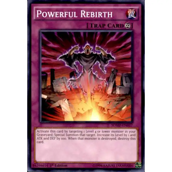 YuGiOh Master of Pendulum Structure Deck Common Powerful Rebirth SDMP-EN037