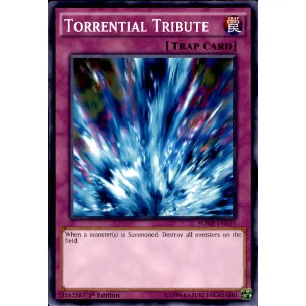 YuGiOh Master of Pendulum Structure Deck Common Torrential Tribute SDMP-EN039