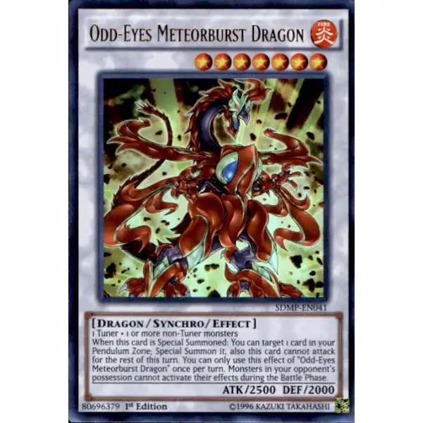 YuGiOh Master of Pendulum Structure Deck Ultra Rare Odd-Eyes Meteorburst Dragon SDMP-EN041