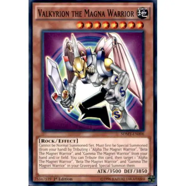 YuGiOh Yugi Muto Structure Deck Common Valkyrion the Magna Warrior SDMY-EN006