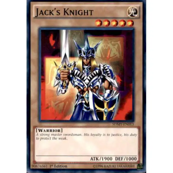 YuGiOh Yugi Muto Structure Deck Common Jack's Knight SDMY-EN013