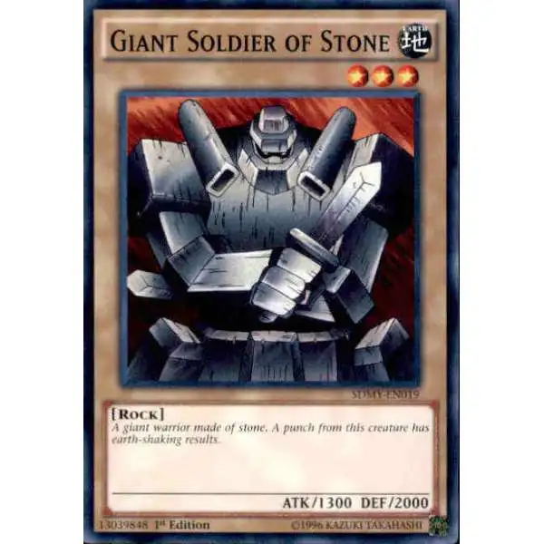 YuGiOh Yugi Muto Structure Deck Common Giant Soldier of Stone SDMY-EN019