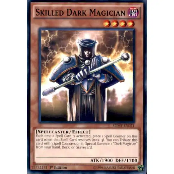 YuGiOh Yugi Muto Structure Deck Common Skilled Dark Magician SDMY-EN021
