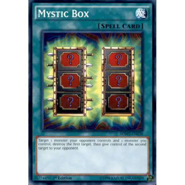 YuGiOh Yugi Muto Structure Deck Common Mystic Box SDMY-EN028