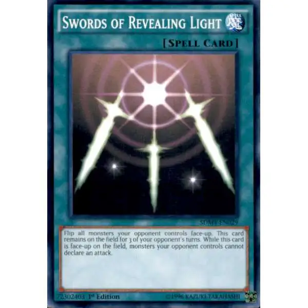 YuGiOh Yugi Muto Structure Deck Common Swords of Revealing Light SDMY-EN029