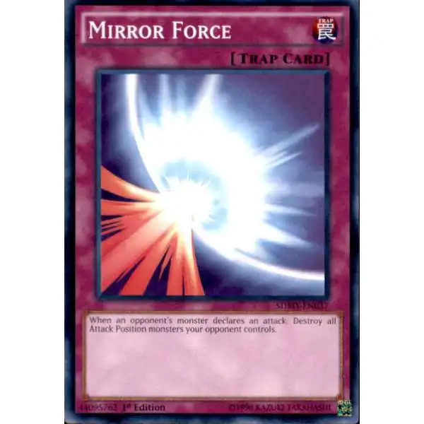 YuGiOh Yugi Muto Structure Deck Common Mirror Force SDMY-EN037