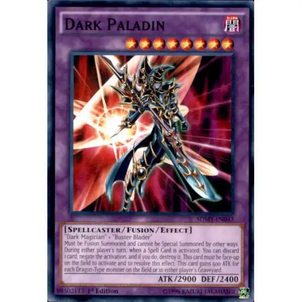 YuGiOh Yugi Muto Structure Deck Common Dark Paladin SDMY-EN043