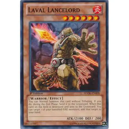 YuGiOh Structure Deck: Onslaught of the Fire Kings Common Laval Lancelord SDOK-EN008