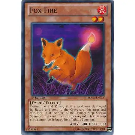 YuGiOh Structure Deck: Onslaught of the Fire Kings Common Fox Fire SDOK-EN018