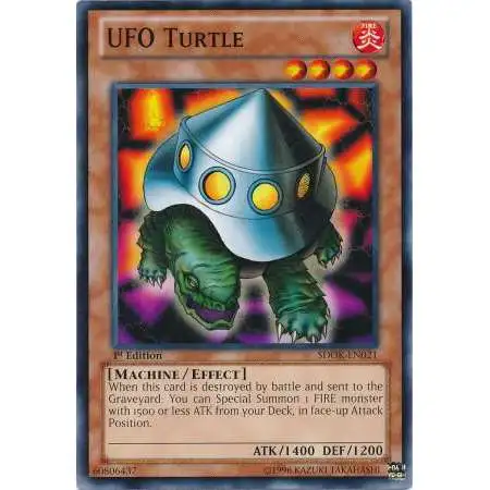 YuGiOh Structure Deck: Onslaught of the Fire Kings Common UFO Turtle SDOK-EN021