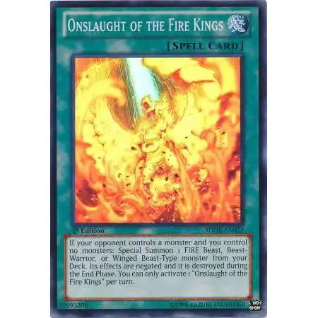 YuGiOh Structure Deck: Onslaught of the Fire Kings Super Rare Onslaught of the Fire Kings SDOK-EN022