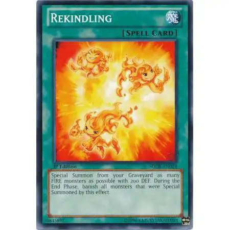 YuGiOh Structure Deck: Onslaught of the Fire Kings Common Rekindling SDOK-EN024