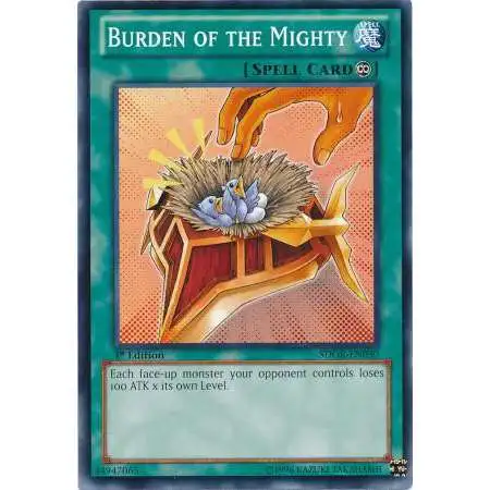 YuGiOh Structure Deck: Onslaught of the Fire Kings Common Burden of the Mighty SDOK-EN030